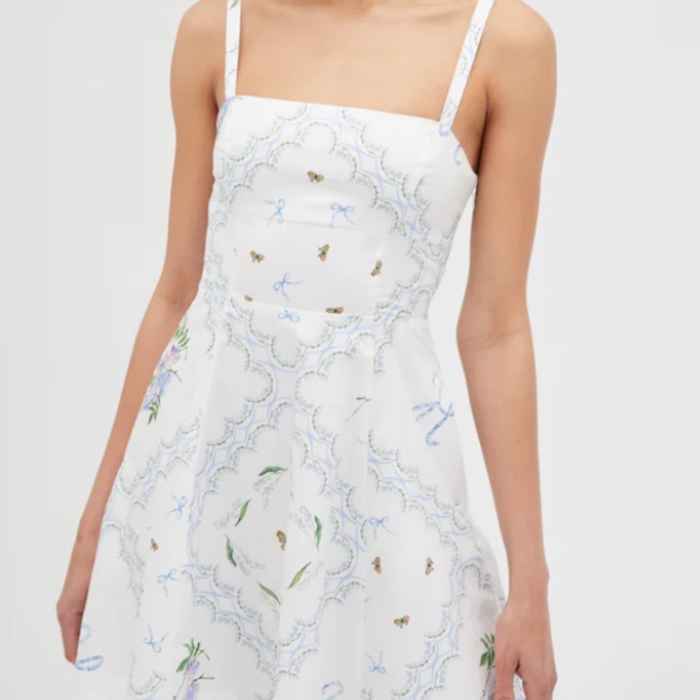 Hill House Home Margot Mini Dress, White, size Medium